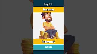 🇬🇧🇸🇪 income  inkomst  vocabulary builder  learn English  låt oss lära oss engelska [upl. by Naened]