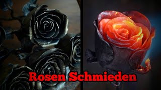 Realistische Rose für Weihnachten selber schmieden [upl. by Llertal]