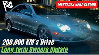 CLK500 125000 Mile 200000KMs Update Journey with my Merc  A LongTerm Ownership Review [upl. by Haldes758]