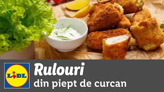 Rulouri din piept de curcan • reteta Bucataria Lidl [upl. by Daffi226]