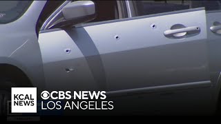 Man found shot to death inside car riddled with bullet holes in Azusa [upl. by Molini]