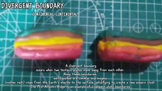 Plate Boundary Clay Model A Stop Motion Video [upl. by Ydissak881]