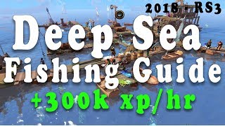 Runescape 3  Deep Sea Fishing Guide 300k xphr [upl. by Yelbmik275]