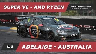 Automobilista  Super V8  Adelaide  2017 AMD Ryzen Skin [upl. by Enaej]