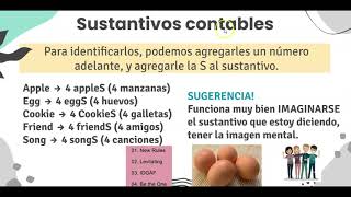 Sustantivos contables e incontables [upl. by Pirali25]