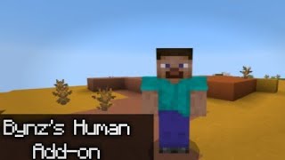 Bynzs Human Addon Minecraft PEBE [upl. by Amirak]