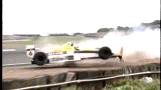 1989 Silverstone Patrese crashes [upl. by Brigid]