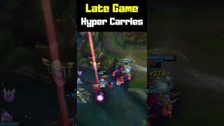 Late Game Hyper Carries  League of Legends shorts [upl. by Corbett]