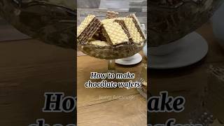 How to Make Crispy Chocolate Wafers 🍫🍪 Easy amp Delicious Recipe [upl. by Attemaj]