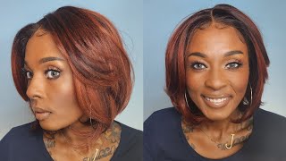 My New Favorite 26 Wig FreeTress Equal HD Lace Front Wig Pixie ft SamsBeauty 💜 [upl. by Zarla]