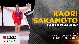 Kaori Sakamoto powers once again to the top of the Worlds podium  That Figure Skating Show [upl. by Reldnahc387]