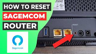 🔁 How to Reset Sagemcom router to factory settings [upl. by Tanya]