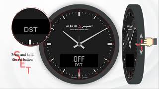 Daylight Saving Time Selection ONOFF  ALFAJR ANADIGI CLOCK [upl. by Yurik]