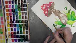 Product Review Of 168 Watercolour Palette From Grabie [upl. by Amalea]