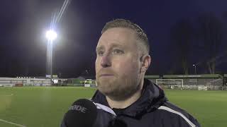 Postmatch interview Hitchin Town FC 01 Kettering Town 27012024 [upl. by Sethi]