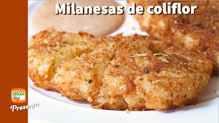 Milanesas de coliflor hasta ¡5 veces más económicas que las de carne  Cocina Vegan Fácil [upl. by Audwen]