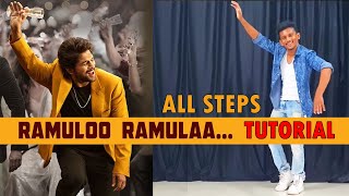 Allu Arjun  Ramuloo Ramulaa  Signature Steps Tutorial  Nishant Nair  Dance FreaX [upl. by Greer]