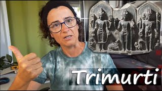 Trimurti en el hinduismo Brahma Visnu y Shiva [upl. by Dubois399]