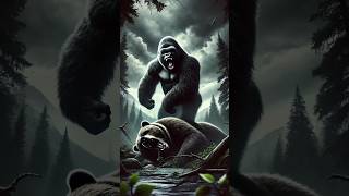 GORILLA VS DRRE shorts animation animals mix [upl. by Frederich699]