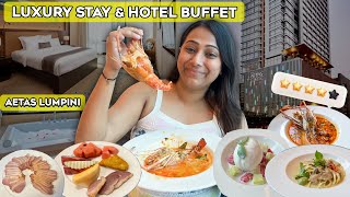 Luxury 5 Star Hotel Buffet amp Stay review at Aetas Lumpini Bangkok  Luxury Thai Food amp more [upl. by Genet592]