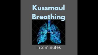 Kussmaul breathing in under 2 mins [upl. by Llertnad]