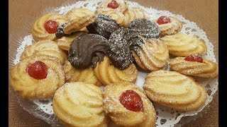 PASTICCINI DI FROLLA MONTATA⭐RITA CHEF  Deliziosi [upl. by Adolph589]