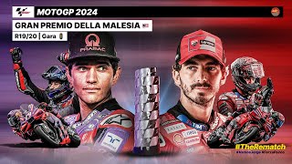 🏍️ MotoGP  LIVE Gara GP Malesia 🇲🇾 [upl. by Ennairam724]