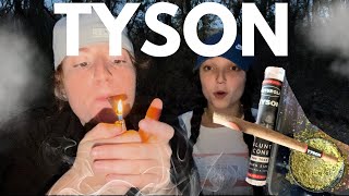 TYSON BLUNT CONE  Night Smoke Sesh w Bae [upl. by Saloma]