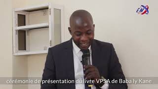 Cérémonie de présentation du livre VPSA  intervention de Dr AYNINA DIOP [upl. by Gittel]