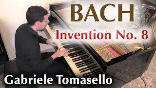 Bach Invenzione a due voci n no 8 in Fa maggiore [upl. by Vala]