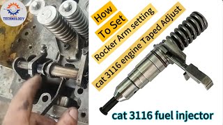 Caterpillar cat 3116 Engine injector fitting  how to install cat 3116 engine injectors [upl. by Stephie426]