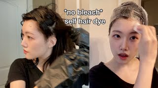 Dyeing Hair from Black to Ash Brown  NO Bleach  Styling Tips [upl. by Nisse388]