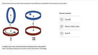 Example Factors affecting mutual inductance  Subject  Khan Academy [upl. by Nylasor]