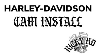 How to install a cam on HarleyDavidson M8 [upl. by Ymmik]