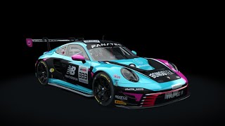 das 1 Enduro Rennen in Assetto Corsa 3h mit dem Porsche Darche 992 GT3 R 2023 in Interlagos [upl. by Michaelina]