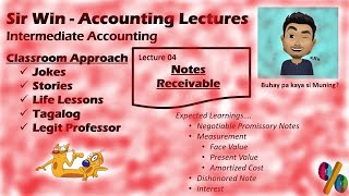 Lecture 04 Notes Receivable Receivable Accounting Intermediate Accounting [upl. by Okimuk]