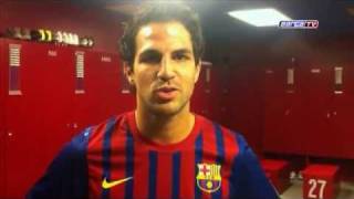 Cesc Fàbregas to Barça Fans [upl. by Heyde]