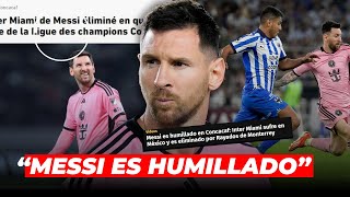 PRENSA INTERNACIONAL REACCIONA a ELIMINACIÓN de MESSI  quotME DIO un PATADÓNquot Romo WEST HAM sufrió [upl. by Roux176]