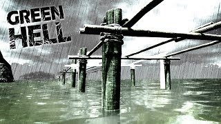 Green Hell  BUILDING A BRIDGE ACROSS THE WATER Can We Get Across  Green Hell Gameplay [upl. by Gredel]