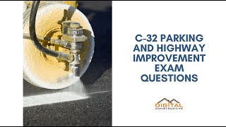 C32 License  Sample Exam Questions  Parking Lot Striping and Highway Improvement Contractor In CA [upl. by Froehlich616]