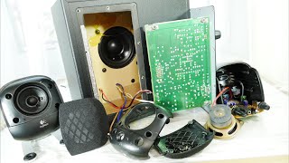 Look inside Logitech Z340 21 speaker system  Whats Inside [upl. by Web714]