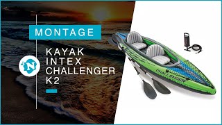 Comment monter son kayak gonflable Intex Challenger K2  Nautigamescom [upl. by Atelahs]