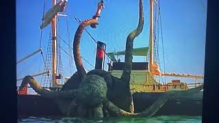 WARLORDS OF ATLANTIS GIANT OCTOPUS ATTACK [upl. by Clim735]