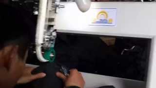 Hot air seam sealing machine for raincoat [upl. by Ahtela]