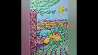 Creative Pointillism Art pointillism art creative [upl. by Kenimod]