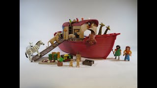 Playmobil Wild Life set  9373 2017 Noahs Ark review [upl. by Enileuqcaj]