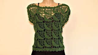 Blusa quadrada em crochê [upl. by Reger855]