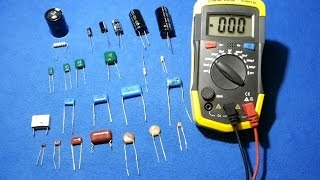 How to test a capacitor  how to test smd capacitors with a multimeter [upl. by Vally]