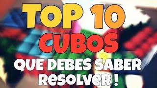 TOP 10 CUBOS básicos que DEBES saber RESOLVER  Del Rubikeo [upl. by Bolton]