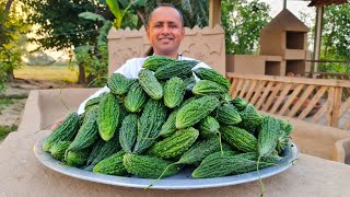 Qeema Bhare Karele  Stuffed Karela Recipe  Bharwa Karela  Mubashir Saddiq  Village Food Secrets [upl. by Hbahsur]